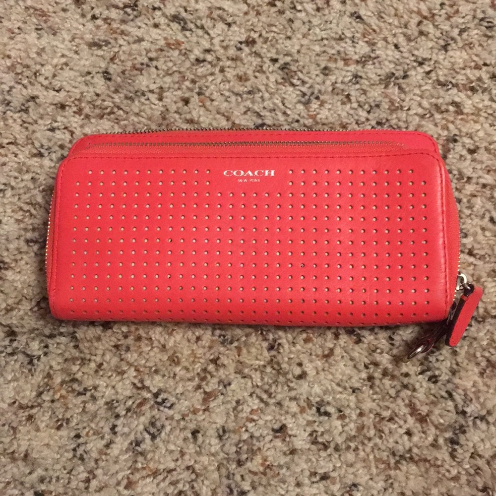 Hot Pink Coach wallet SOLD